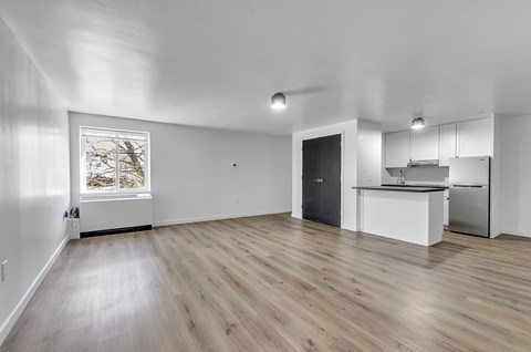 Floor plan for studio, 1 bath